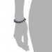 Silberdream SilberDream Shamballa Armband Glas schwarz 18 geschliffene Kugeln SDA912 Nur noch ein Tag übrig