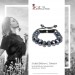 Silberdream SilberDream Shamballa Armband Glas schwarz 18 geschliffene Kugeln SDA912 Nur noch ein Tag übrig