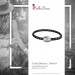 Silberdream SilberDream Leder Armband 19cm grau mit Edelstahl Verschluss LS1471 Riesige Rabatte