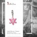 Silberdream SilberDream 925 Charm Blume rosa Armband Ketten Anhänger FC4114 Fabrikverkauf