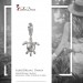 Silberdream SilberDream 925 Charm Seeschildkröte Armband Anhänger FC1002 Kostenloser Versand