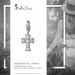 Silberdream SilberDream 925 Charm Kreuz weiß Armband Anhänger FC205W Fabrikpreis
