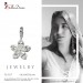 Silberdream SilberDream 925 Charm Blume weiß Armband Ketten Anhänger FC4117 Großer Ausverkauf