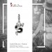 Silberdream SilberDream Glitzer Charm Drache schwarz Zirkonia 925 Silber GSC524S Osterangebot