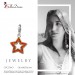 Silberdream SilberDream Glitzer Charm Stern offen orange Zirkonia Kristalle GSC556O Kauf eins, bekomm eins gratis