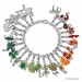 Silberdream SilberDream Glitzer Charm Kleeblatt weiß Zirkonia Kristalle GSC513W Tiefpreis