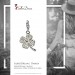 Silberdream SilberDream Glitzer Charm Kleeblatt weiß Zirkonia Kristalle GSC513W Tiefpreis