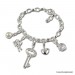 Silberdream SilberDream 925 Charm Schlüssel weiß Armband Anhänger FC241W Wochenangebot