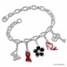 Silberdream SilberDream Charm Schmetterling lila 925er Armband Anhänger FC1045V Letzte 3 Tage