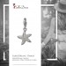 Silberdream SilberDream Charm Seestern Zirkonia 925 Silber Armband Anhänger FC730W Super Rabatt