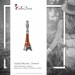 Silberdream SilberDream Glitzer Charm Eiffelturm orange Zirkonia Kristalle GSC562O Clearance-Verkauf