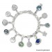 Silberdream SilberDream Charm Stern Zirkonia 925er Silber Armband Anhänger FC903W Fabrikladen
