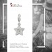 Silberdream SilberDream Charm Stern Zirkonia 925er Silber Armband Anhänger FC903W Fabrikladen