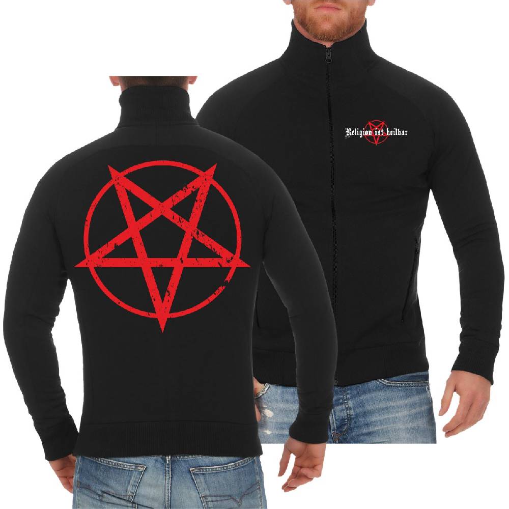 Spass Kostet Männer Sweatjacke Pentagramm