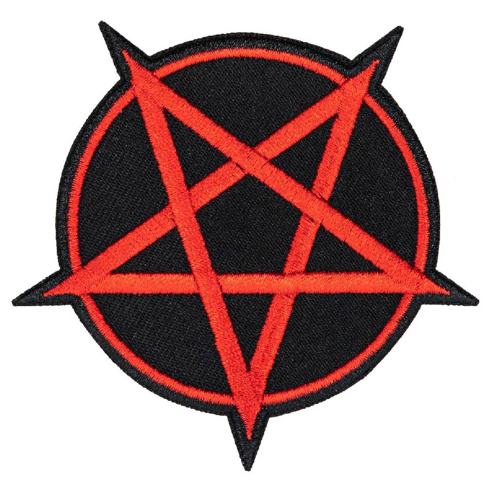 Spass Kostet Aufnäher Aufbügler Pentagramm Fünfzack Hell