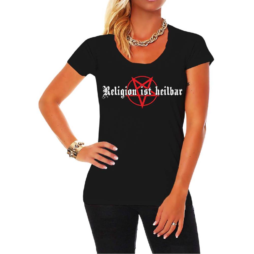 Spass Kostet Frauen T-Shirt Religion ist heilbar