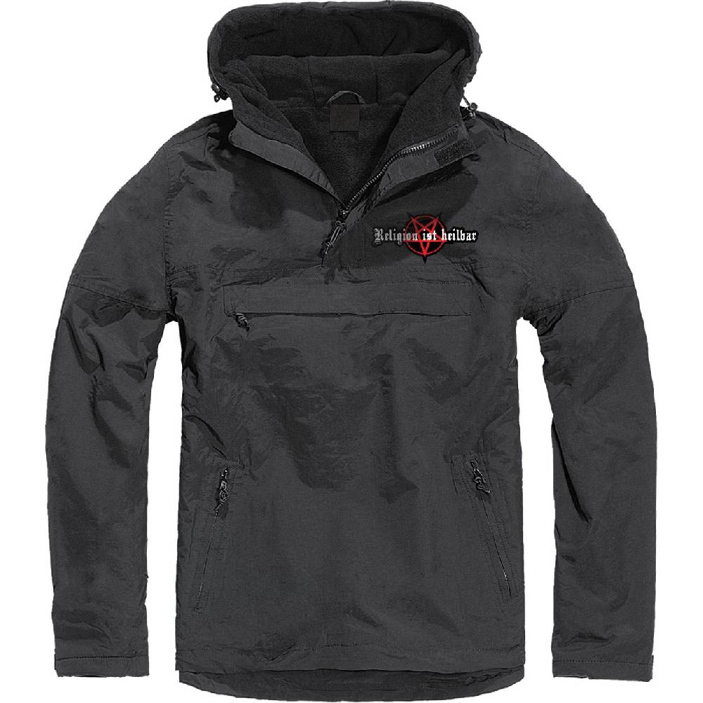 Spass Kostet Schlupfjacke Windbreaker GEFÜTTERT Religion ist heilbar 666