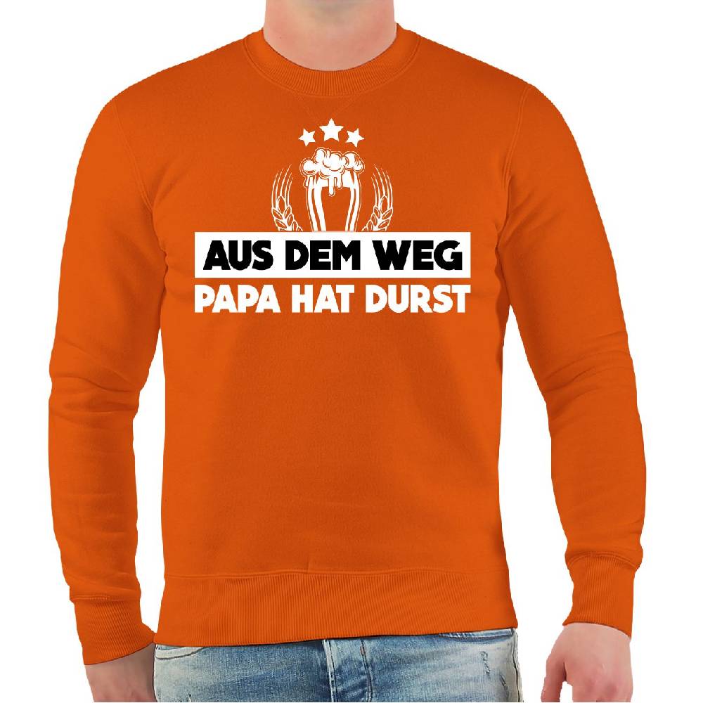 Spass Kostet Männer Sweatshirt Aus dem Weg PAPA HAT DURST