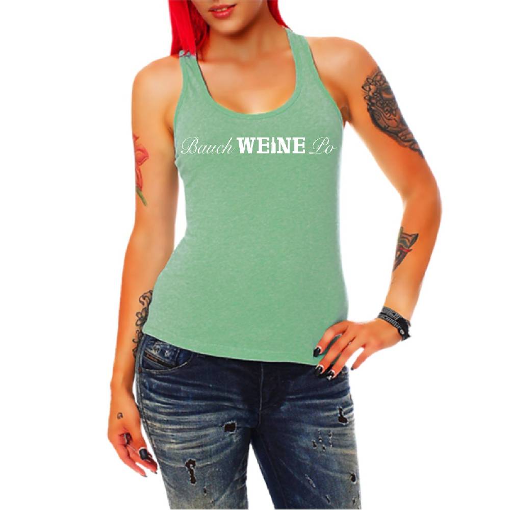 Spass Kostet Damen Tank Top Bauch WEINE Po