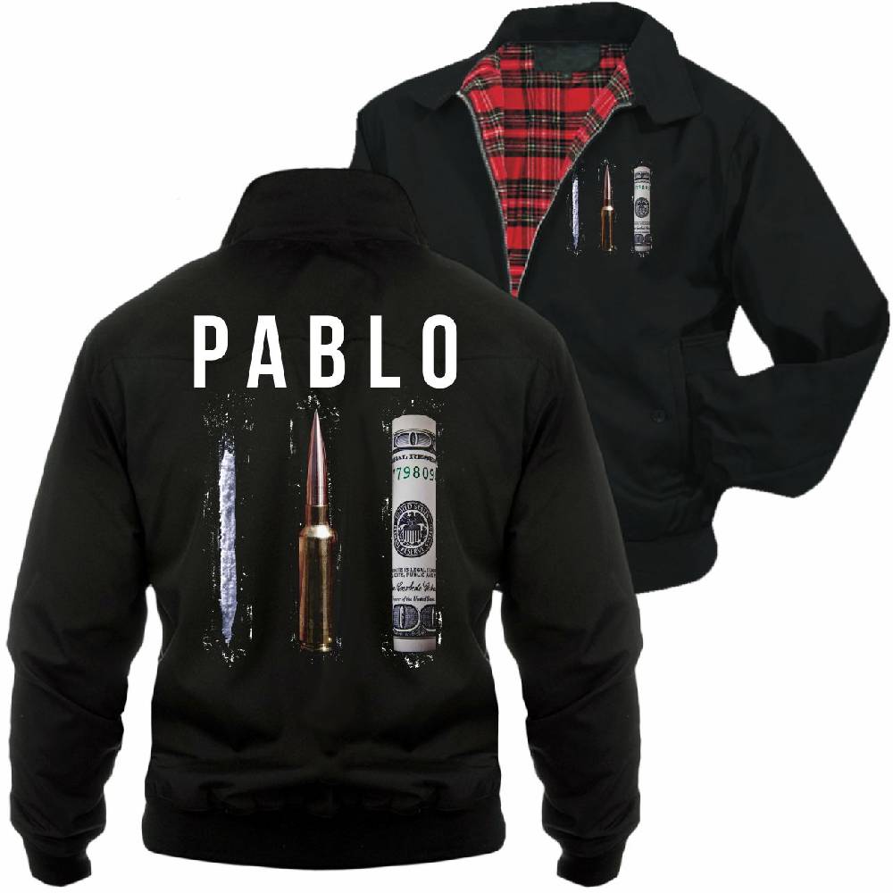 Spass Kostet Männer Harrington Jacke Crime Money