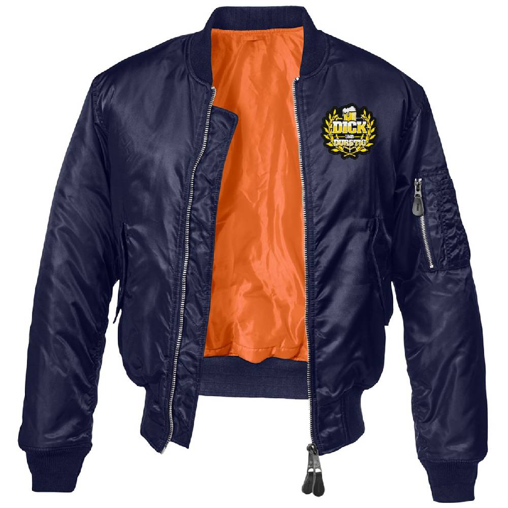 Spass Kostet Bomberjacke wind und wasserabweisende Pilotenjacke Dick und Durstig