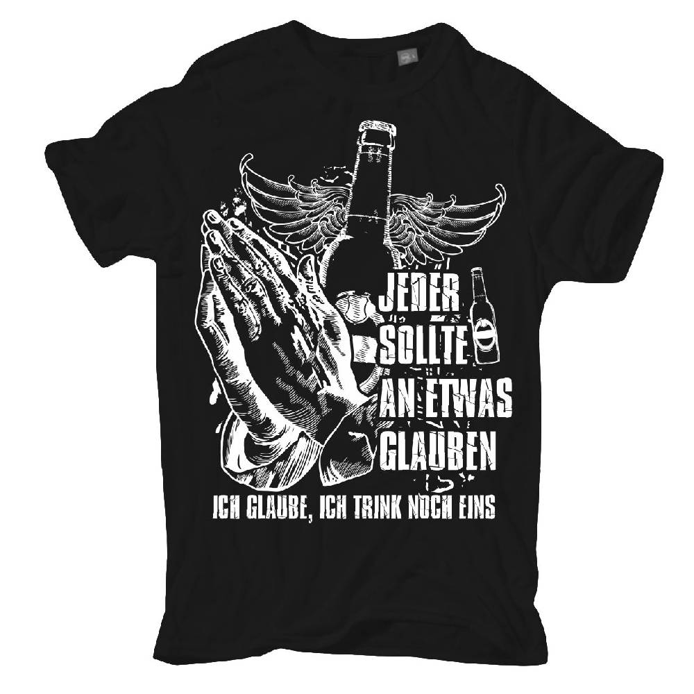 Spass Kostet Übergrößen Männer T-Shirt Ich glaube ich trink noch eins 3XL bis 8XL