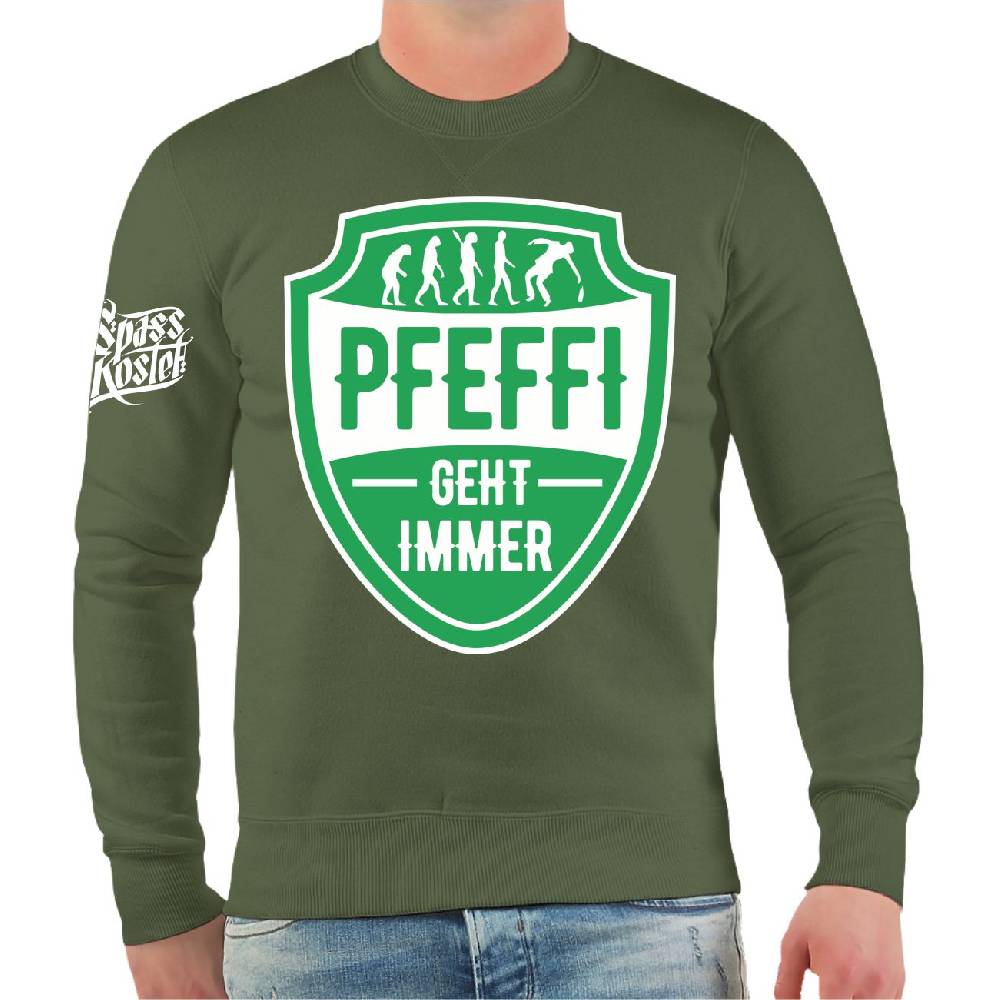 Spass Kostet Männer Sweatshirt Pfefferminz geht immer Riesige Ersparnisse