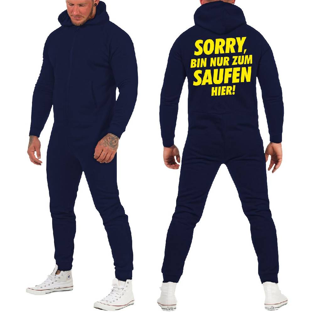 Spass Kostet Jogginganzug Jumpsuit Sorry bin nur zum SAUFEN hier Tägliche Deals