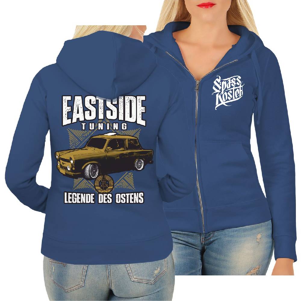 Spass Kostet Frauen Kapujacke DDR Eastside Tuning Legende des Ostens Versandkostenfrei