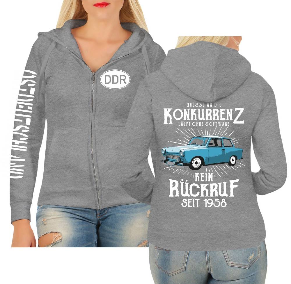 Spass Kostet Frauen Kapujacke DDR Grüße an die Konkurrenz KEIN RÜCKRUF Exklusive Angebote