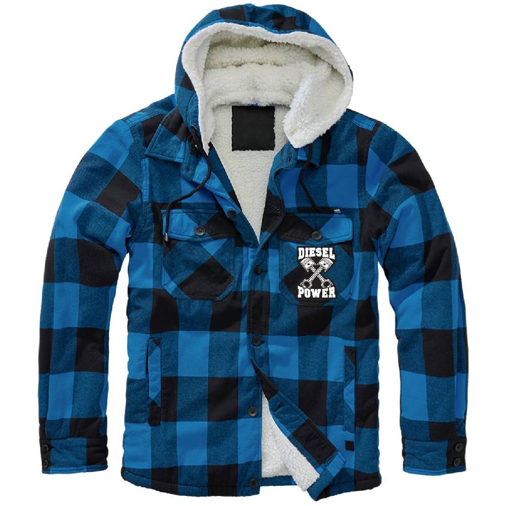 Spass Kostet Lumberjacket mit Kapuze und Fell DIESEL POWER VIP-Rabatte