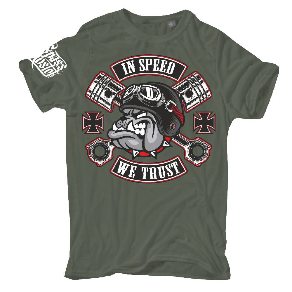 Spass Kostet Übergrößen Männer T-Shirt In Speed we Trust 3XL bis 8XL