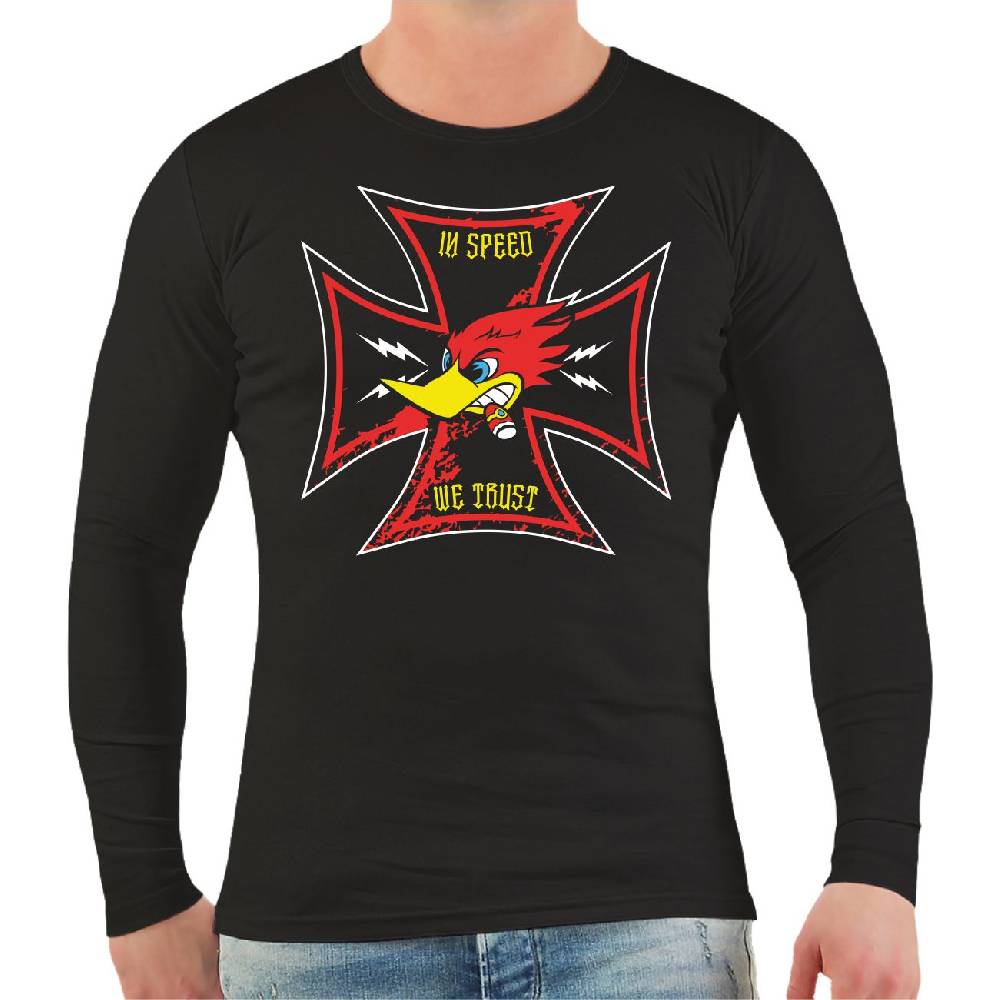 Spass Kostet Männer Longsleeve Racing Team In Speed we trust Riesige Rabatte