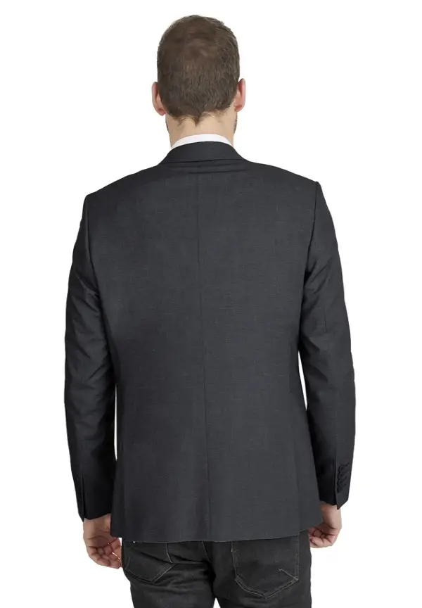 Steffen Klein Designer Business Sakko Anzug-Jackett Regular Fit in anthrazit Top Angebot