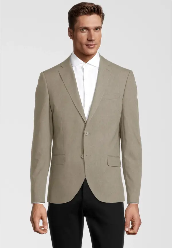 Steffen Klein Designer Business Sakko Slim Fit in Sand