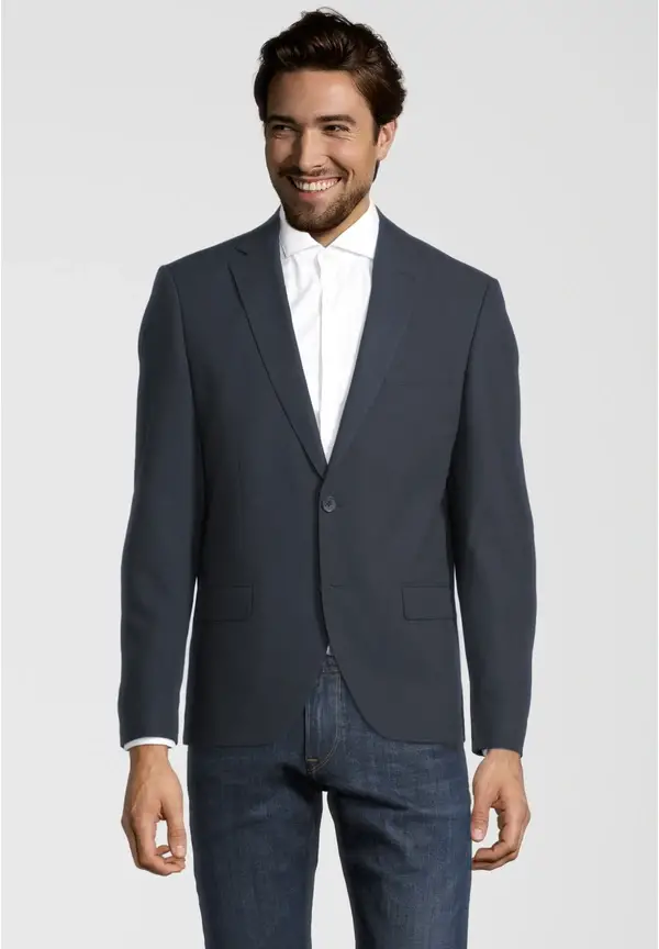 Steffen Klein Designer Business Sakko Slim Fit in Graublau