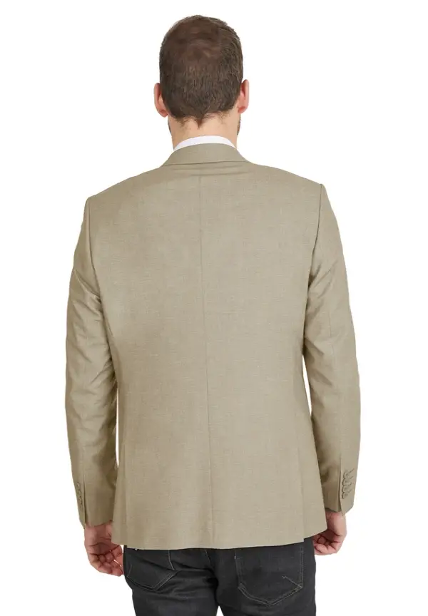 Steffen Klein Designer Business Sakko Anzug-Jackett Regular Fit in sand Saisonale Angebote