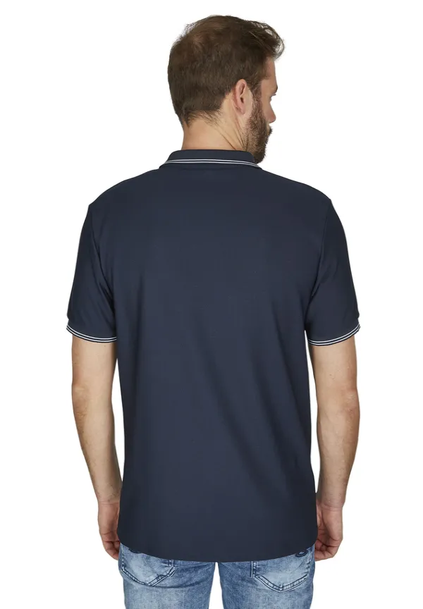 Steffen Klein Poloshirt Funktions-Shirt Zipper in Marine Bis zu 50% Rabatt