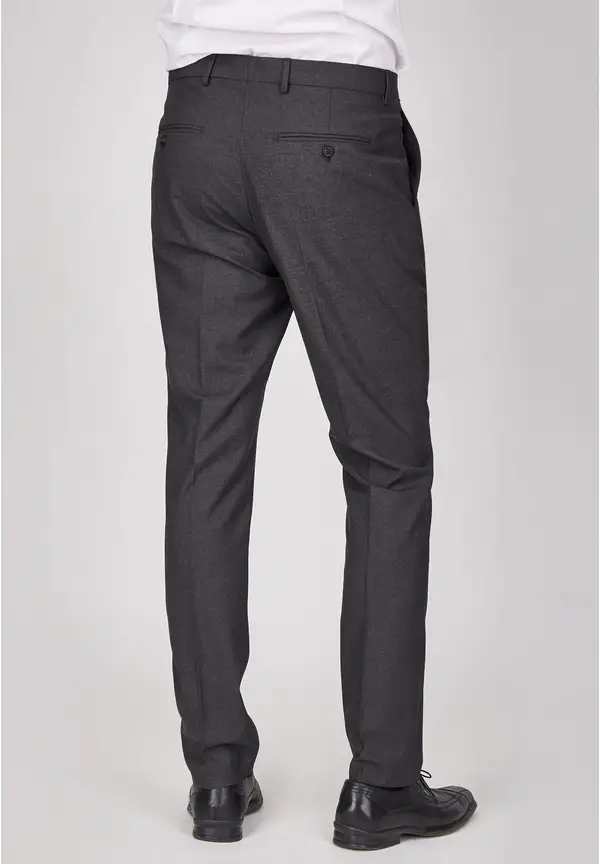 Steffen Klein Anzughose Stoffhose Slim Fit Business in Anthrazit zollfrei