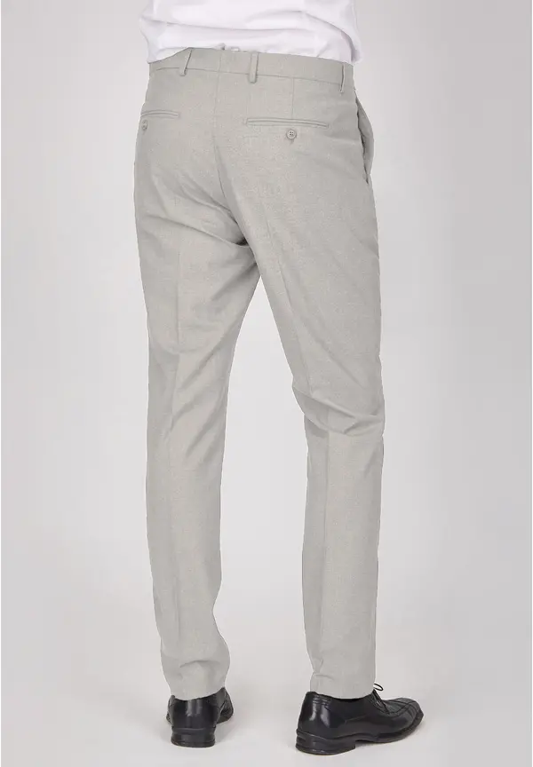 Steffen Klein Anzughose Stoffhose Slim Fit Business in Sand im Angebot