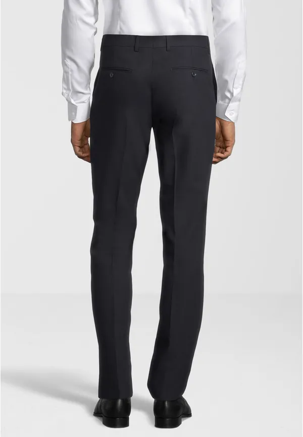 Steffen Klein Anzughose Stoffhose Slim Fit Business in Schwarz Fabrikverkauf