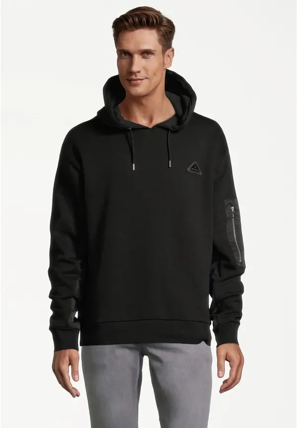 Steffen Klein Hoodie in Schwarz