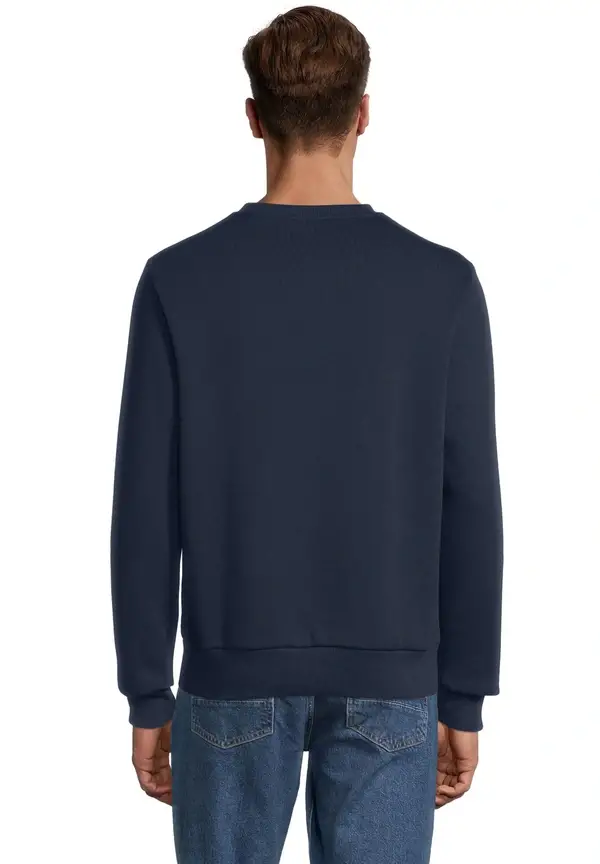 Steffen Klein Sweatshirt Logo-Stickerei in Marine Versandkostenfrei