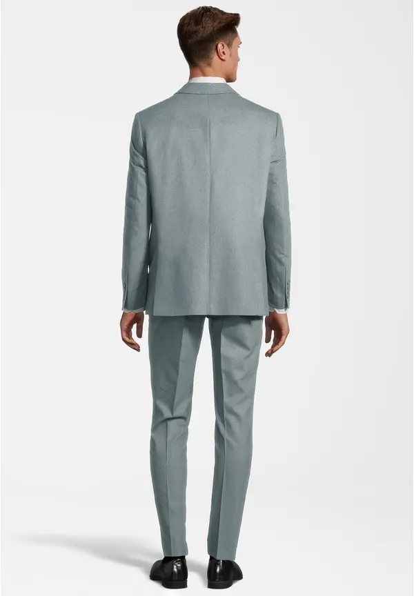 Steffen Klein Designer Anzug Slim Fit in salbei Kauf eins, bekomm eins gratis