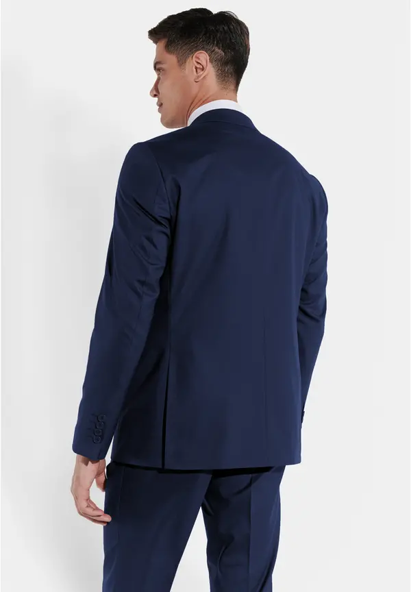 Steffen Klein Anzug Regular Fit elastisch in Blue Sonderangebote