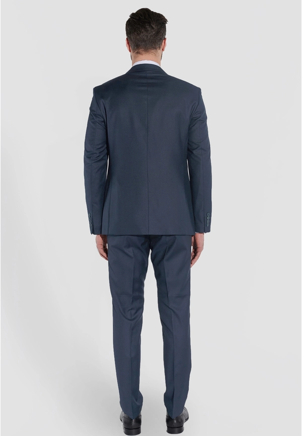 Steffen Klein Designer Anzug Slim Fit in Graublau VIP-Rabatte