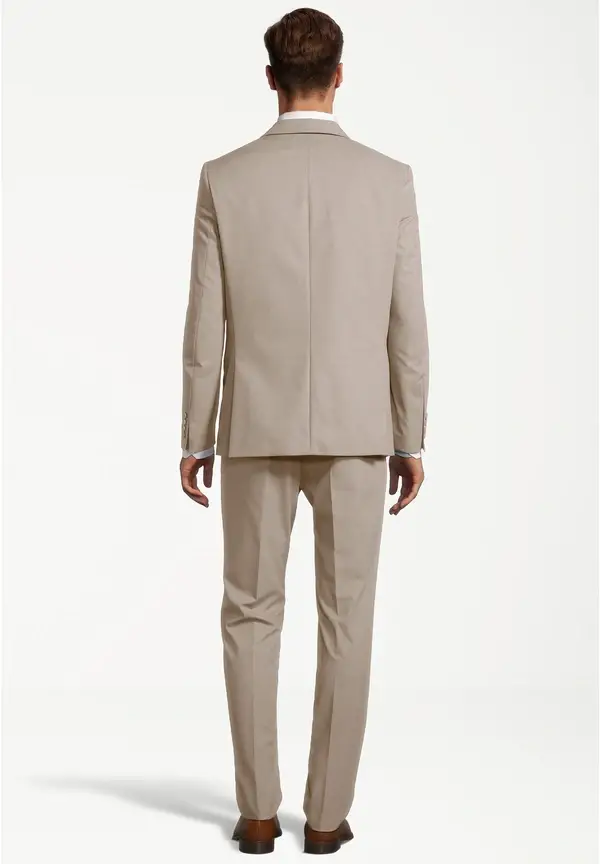 Steffen Klein Designer Anzug Slim Fit in Beige JETZT KAUFEN