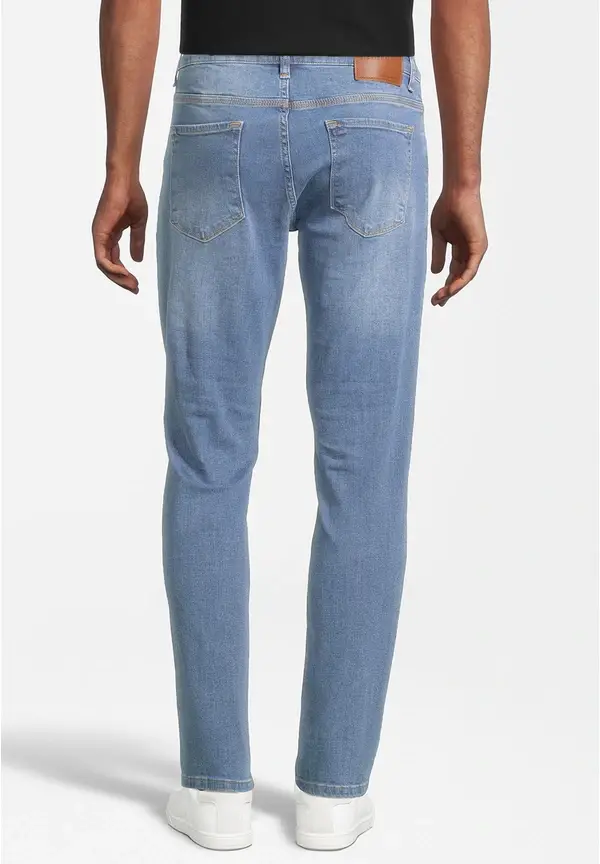 Steffen Klein Jeans Slim Fit used in Blau Snow Wash zollfrei