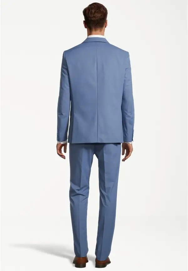 Steffen Klein Designer Anzug Slim Fit in Hellblau Hotsell