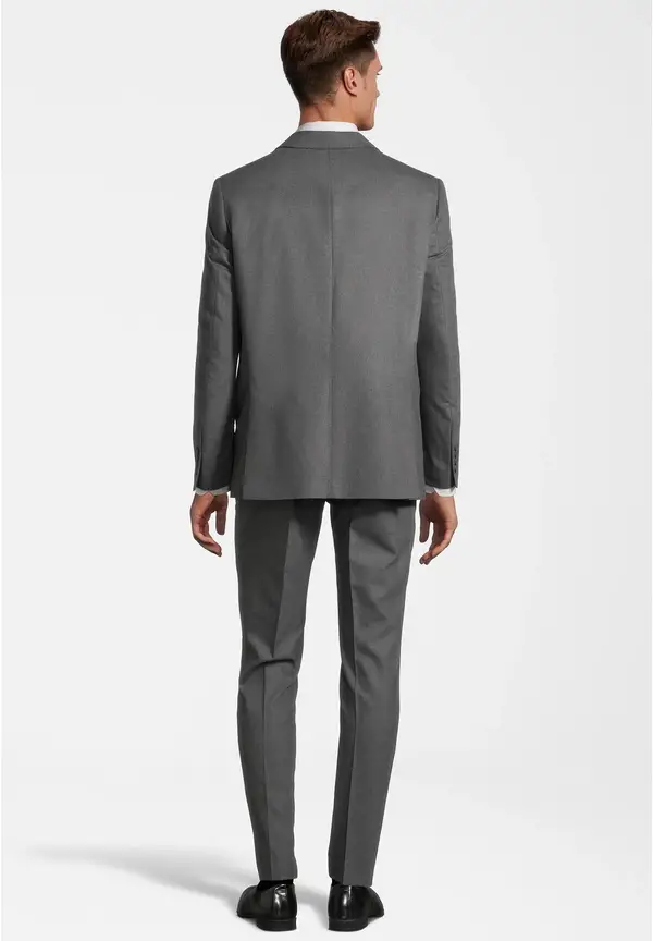 Steffen Klein Anzug Slim Fit elastisch in grau melange Meist gekauft